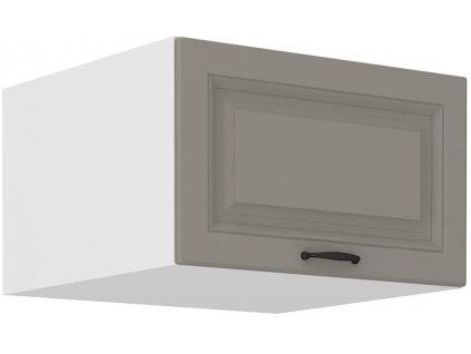 Horní skříňka STELLA 53 (60 / 36 cm) claygrey / bílá