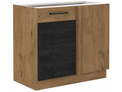 Dolní rohová skříňka VIKTORIE Dark 11 (105 cm)