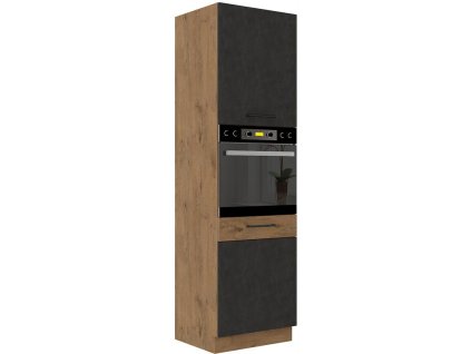 Skříň pro troubu VIKTORIE grafit mat 47 (60 cm)