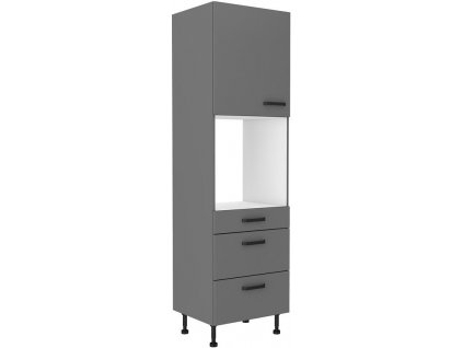 Skříň pro troubu NESSY - antracit 38 (60 cm)