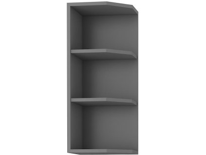 Horní rohová polička NESSY - antracit 45 (30 cm)