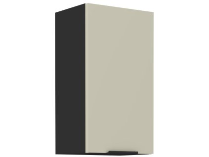 Horní skříňka ARINA 35 (40 / 72 cm) - černá / kašmír