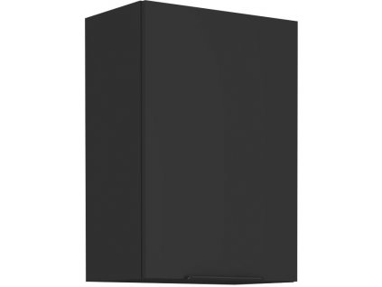 Horní skříňka SIENA 30 (50 / 72 cm) - černá / černá