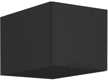 Horní skříňka SIENA 34 (40 / 36 / 57 cm) - černá / černá