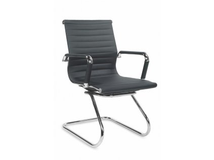 Kancelářská židle PRESTIGE SKID - černá