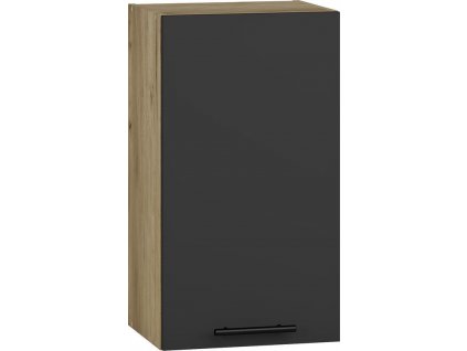 Horní skříňka VERONA 20 (40 x 72 cm) - antracit / dub craft