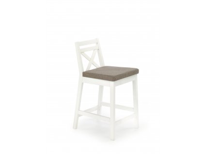 Barová židle Borys Low - bílá