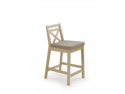 Barová židle Borys Low - dub sonoma