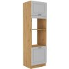Skříň pro troubu a mikrovlnnou troubu STELLA 48 (60 cm) bílý mat
