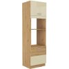 Skříň pro troubu i mikrovlnnou troubu ARISA 42 (60 cm) krémový lesk