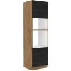Skříň pro troubu a mikrovlnnou troubu VIKTORIE Dark 31 (60 cm)