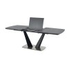 Jídelní rozkládací stůl FANGOR - tmavě šedá / černá