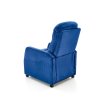 Polohovací křeslo FELIPE 2 - tmavě modré