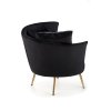 Odpočinkové křeslo ALMOND - černé