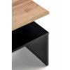 Konferenční stolek Sigma - dub wotan / černá