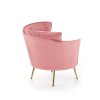 Odpočinkové křeslo ALMOND - růžové