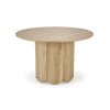 Jídelní kulatý stůl HUGO - přírodní dub