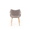 Židle K396 světlý dub / šedá