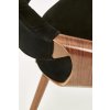 Židle K396 ořech / černá