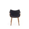 Židle K396 ořech / černá