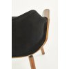 Židle K396 ořech / černá