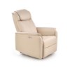 Polohovací křeslo PARADISE s funkcí elektrického rozkládání a funkcí kolébky - krémová