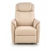 Polohovací křeslo PARADISE s funkcí elektrického rozkládání a funkcí kolébky - krémová