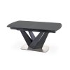 Jídelní rozkládací stůl PATRIZIO - tmavě šedá / černá