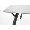 Jídelní stůl BALROG 140 cm - světle šedá / černá