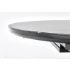 Jídelní rozkládací stůl RICARDO - šedý mramor / tmavě šedá