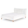 Čalouněná postel SANDY 160 cm - bílá