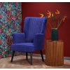 Odpočinkové křeslo DELGADO - tmavě modrá