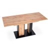 Jídelní stůl DOLOMIT dub wotan - černý