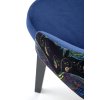 Židle ENDO černá / BLUVEL 86 (námořnická modrá)