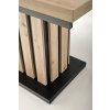 Jídelní stůl LAMELLO 130-180 cm dub artisan / černá