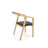 Židle AZUL 2 přírodní dub / šedá