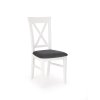 Židle BERGAMO bílá / šedá