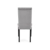Židle DIEGO 2 černá / prošívané sametové pruhy - MONOLITH 85 (světle šedá)