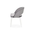 Židle MARINO bílá / MONOLITH 85 (šedá)