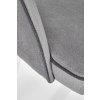 Židle MARINO bílá / MONOLITH 85 (šedá)
