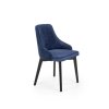 Židle TOLEDO 3 černá / MONOLITH 77 (námořnická modř)