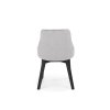 Židle TOLEDO 3 černá / MONOLITH 85 (světle šedá)