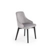 Židle TOLEDO 3 černá / MONOLITH 85 (světle šedá)