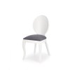 Židle VERDI bílo / šedá