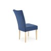 Židle VERMONT medový dub / námořnická modrá