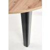 Jídelní stůl RINGO rozkládací 102-142 cm dub artisan / černá