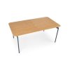 Jídelní stůl SMART rozkládací 170-250 cm dub přírodní / černý
