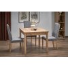 Jídelní stůl TIAGO KWADRAT rozkládací 90-125 cm dub craft / dub craft
