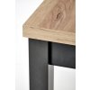 Jídelní stůl TIAGO KWADRAT rozkládací 90-125 cm dub craft / černý