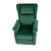 Polohovací křeslo AGUSTIN 2 - tmavě zelená